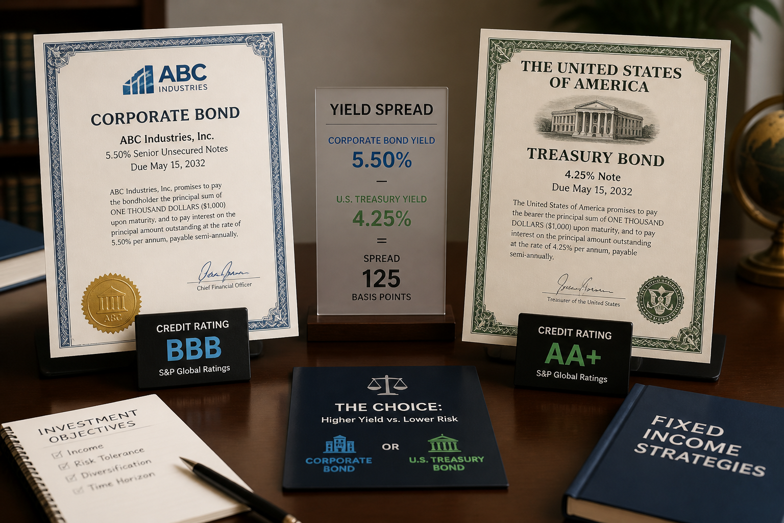 Corporate Bonds vs Government Bonds: What's the Difference?