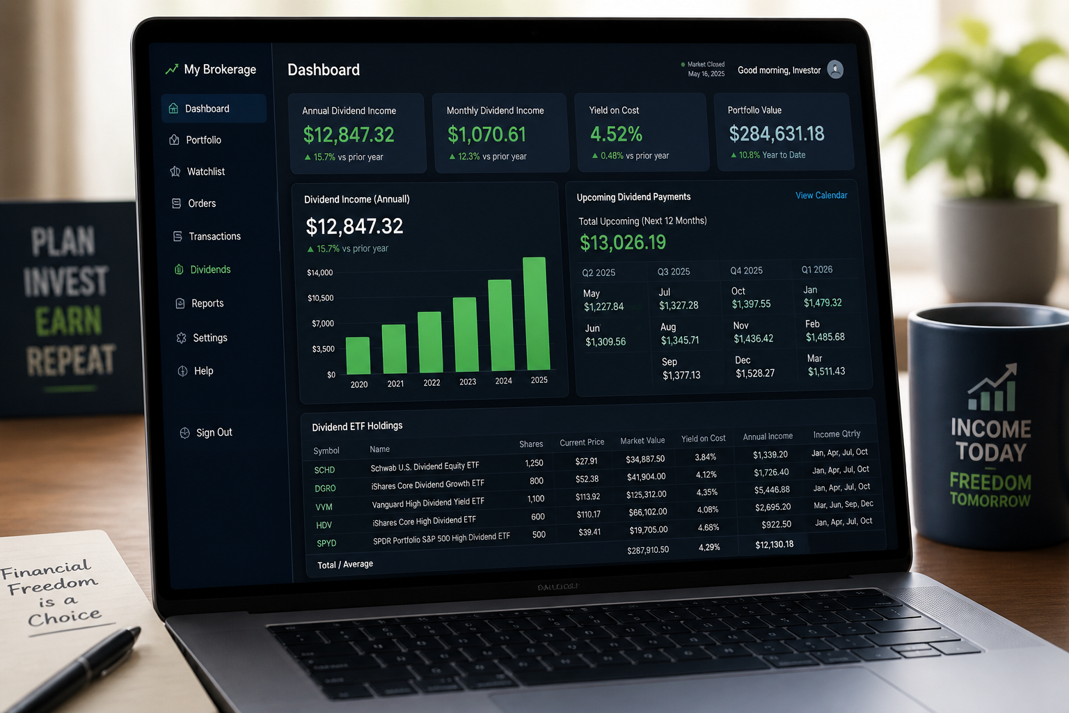 High-Yield Dividend ETFs for Income Investors